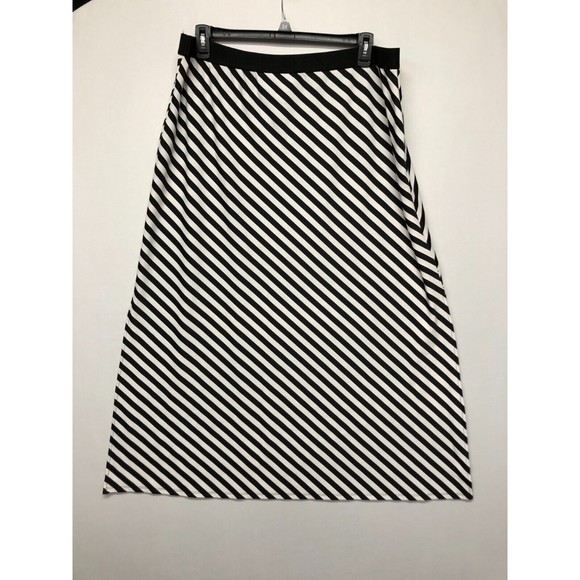 Ruby Rd. Women Long Maxi Skirt Size 1X Polyester Blend Stripes B244 -29 - Picture 10 of 12